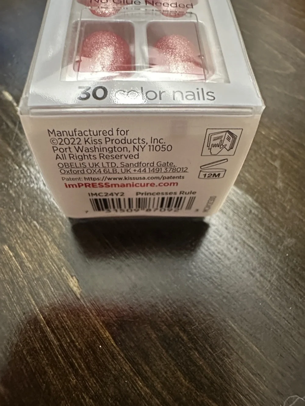 OPI imPRESS Press-On Nails in Shimmery Pink short